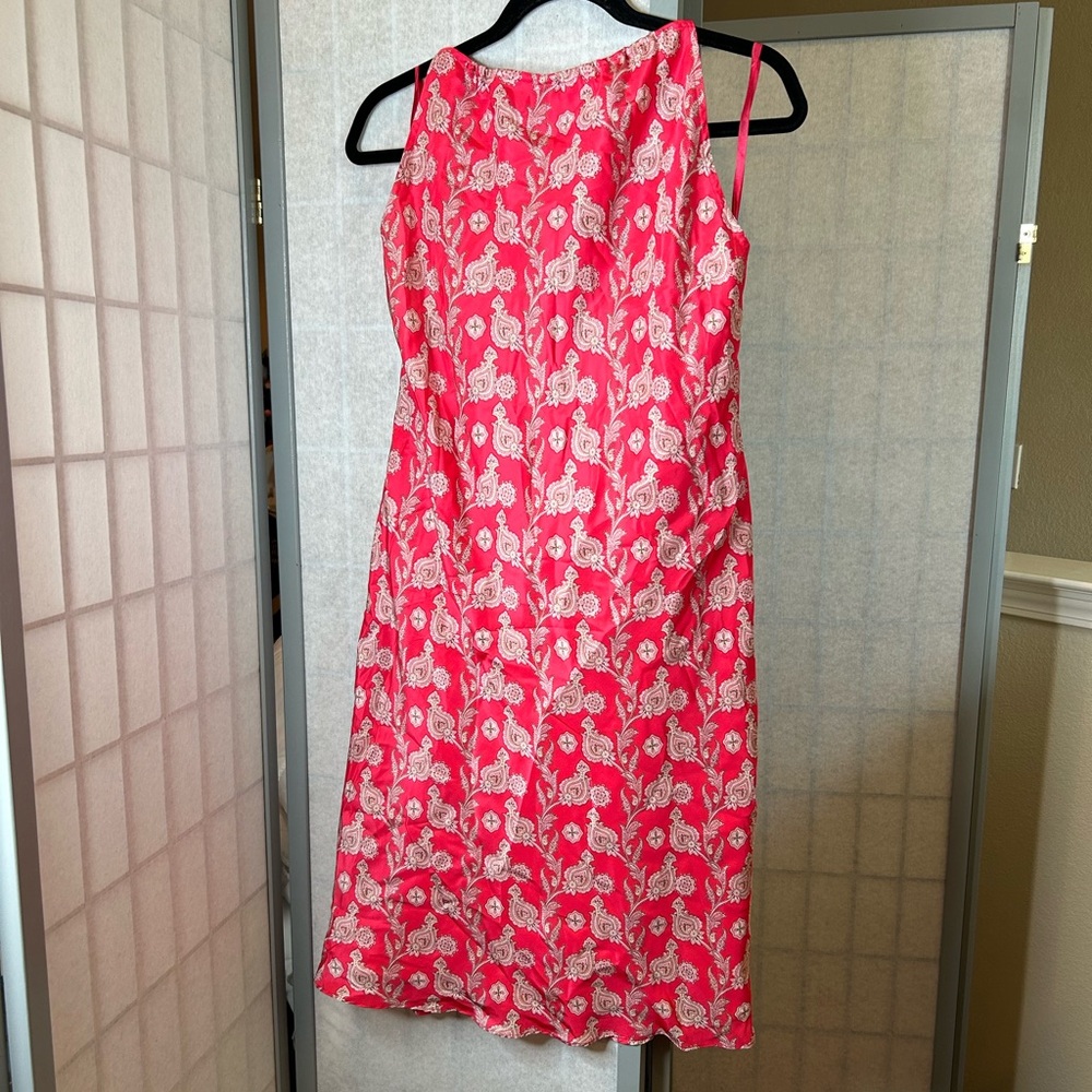 NWT Gap lined 100% silk halter dress
